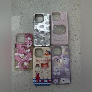 iPhone 15 Pro Max phone case 、pack of 5